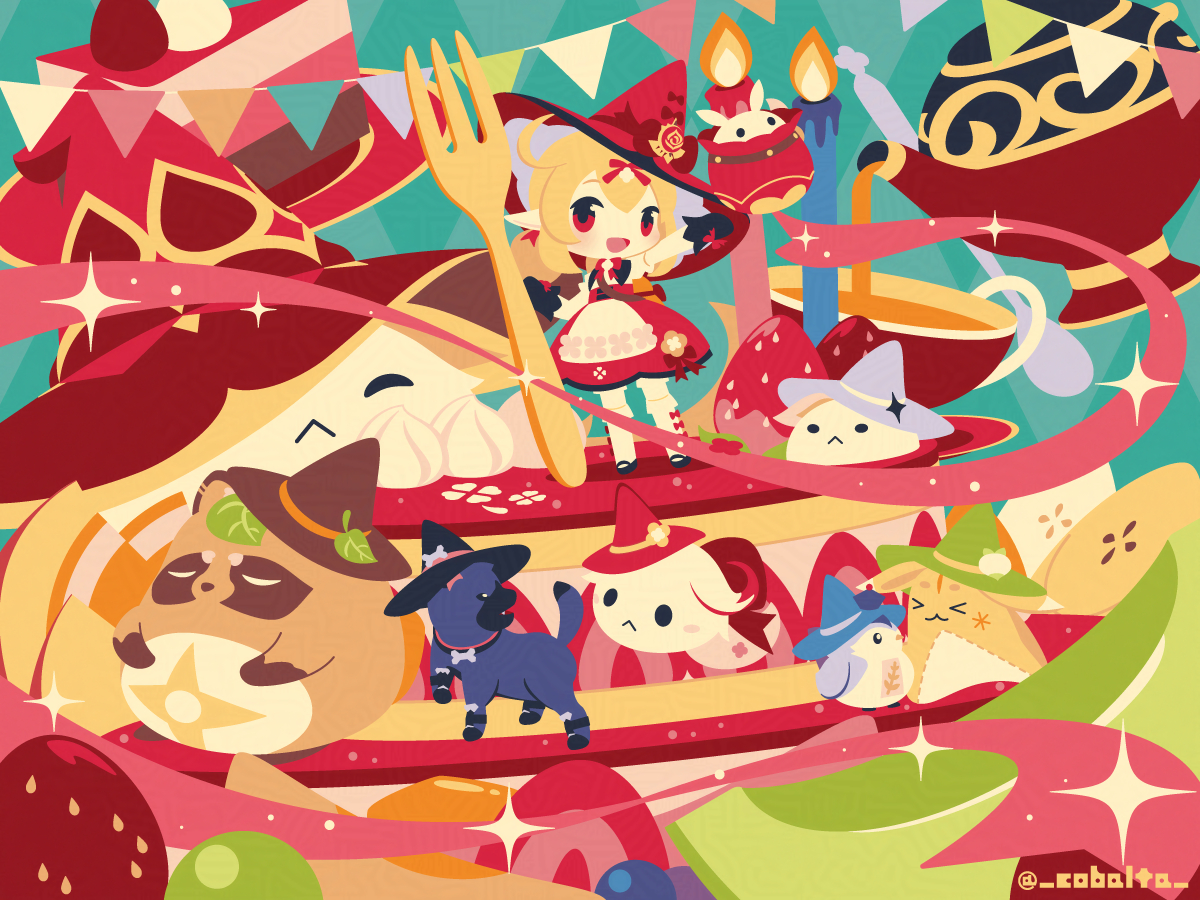 This is a pixiv picture whose title is 彩りの魔法.
