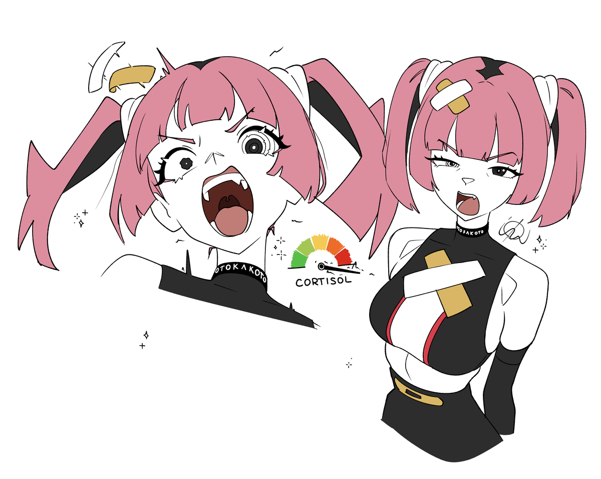 This is a pixiv picture whose title is Sango Doodles ~₊˚⊹.
