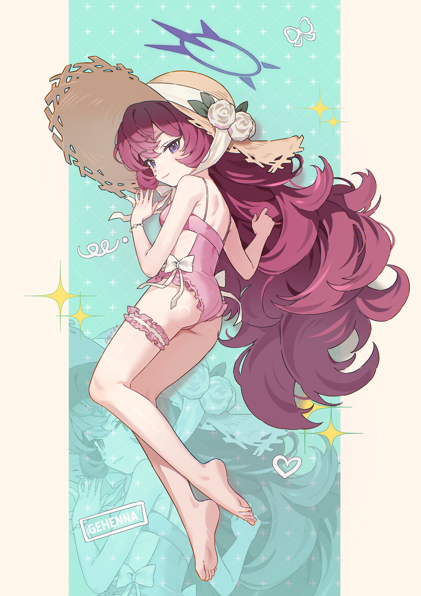 This is a pixiv picture whose title is 🎀.