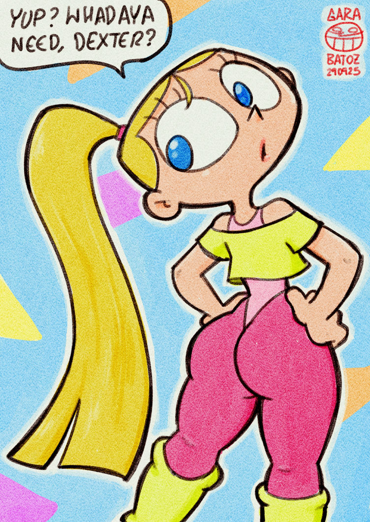 This is a pixiv picture whose title is 80's DeeDee.