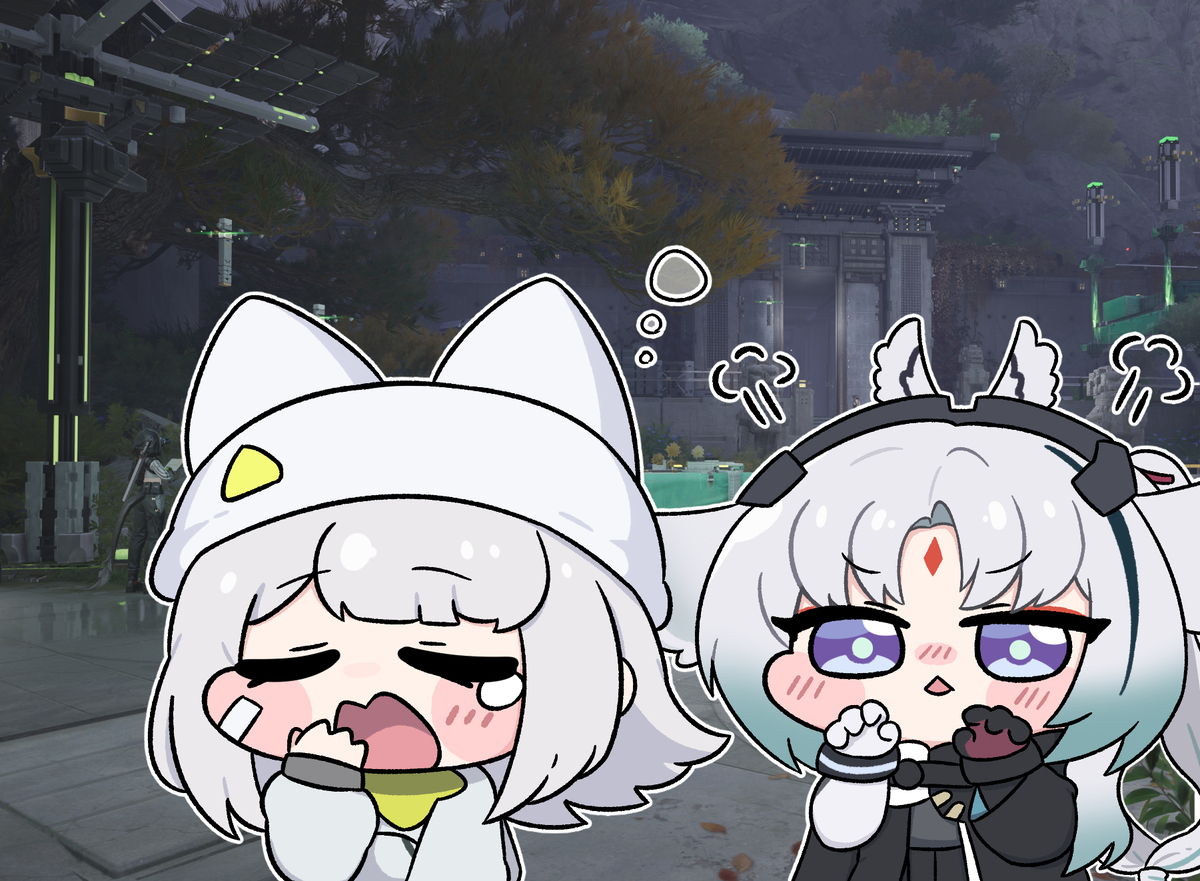 This is a pixiv picture whose title is 고양이!!.