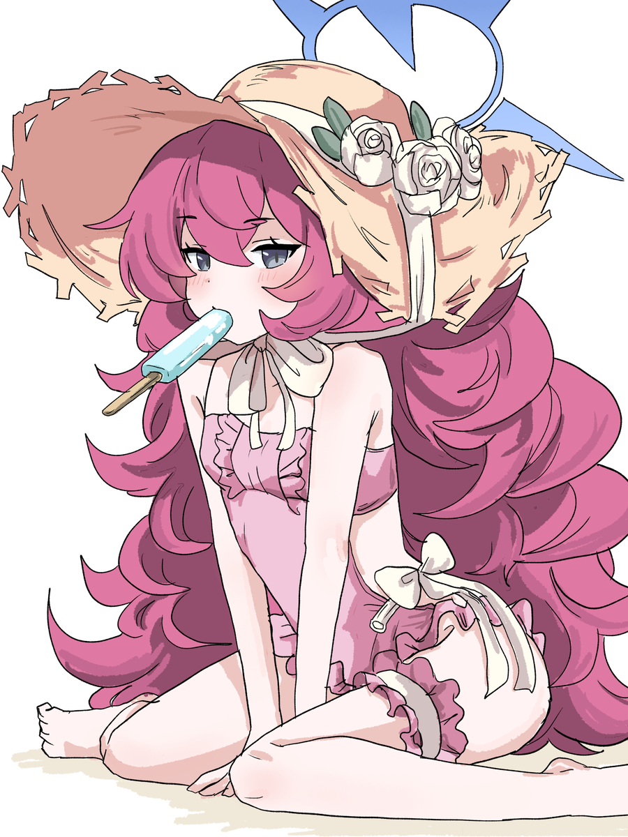 This is a pixiv picture whose title is 水着ぱんでもまとめ.
