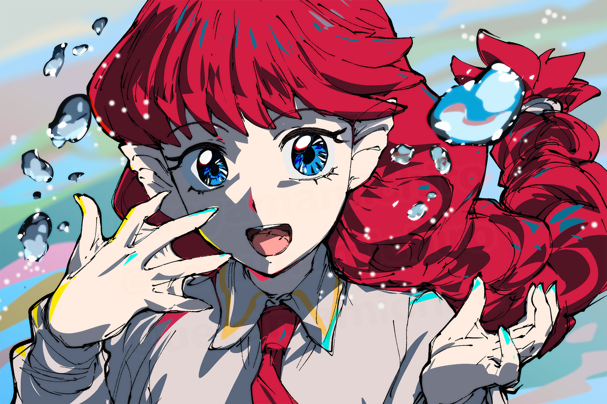 This is a pixiv picture whose title is 2026夏.