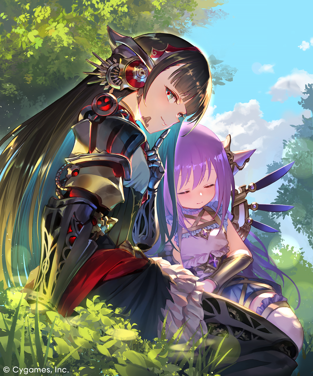 This is a pixiv picture whose title is 鋼鉄の微睡み.