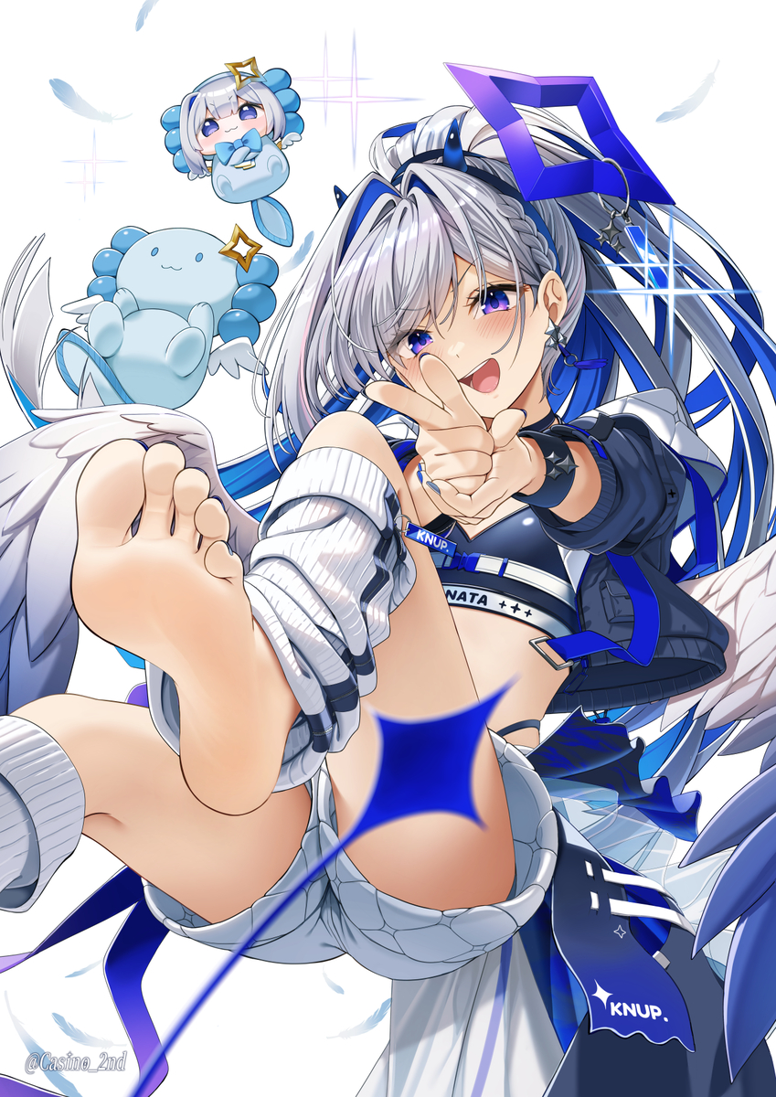 This is a pixiv picture whose title is ロックオン.