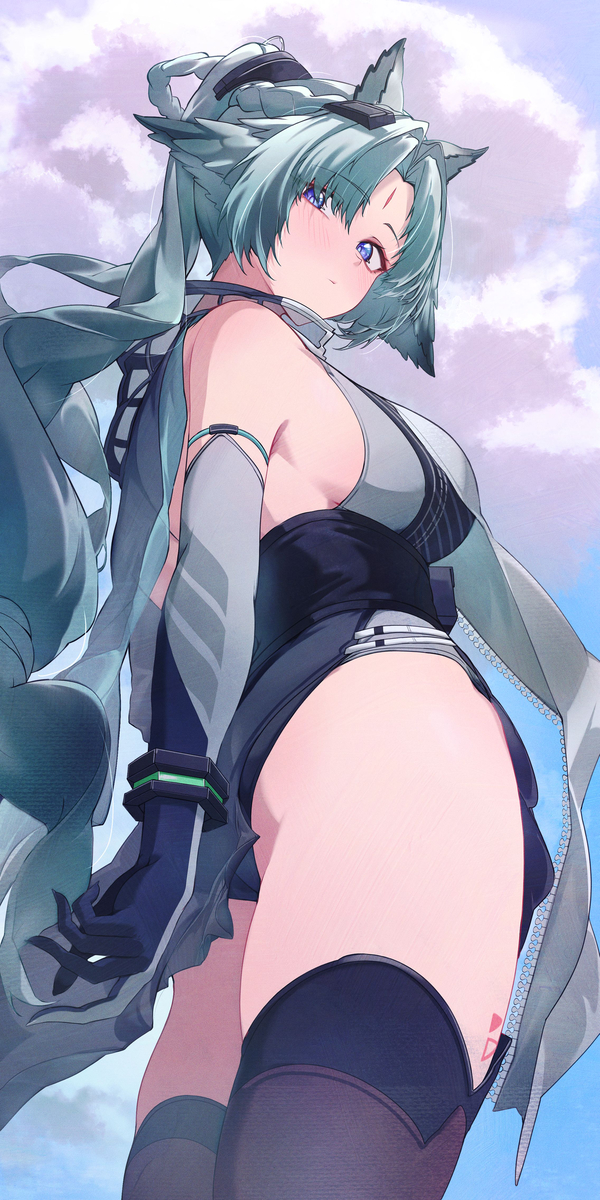 This is a pixiv picture whose title is 💚.