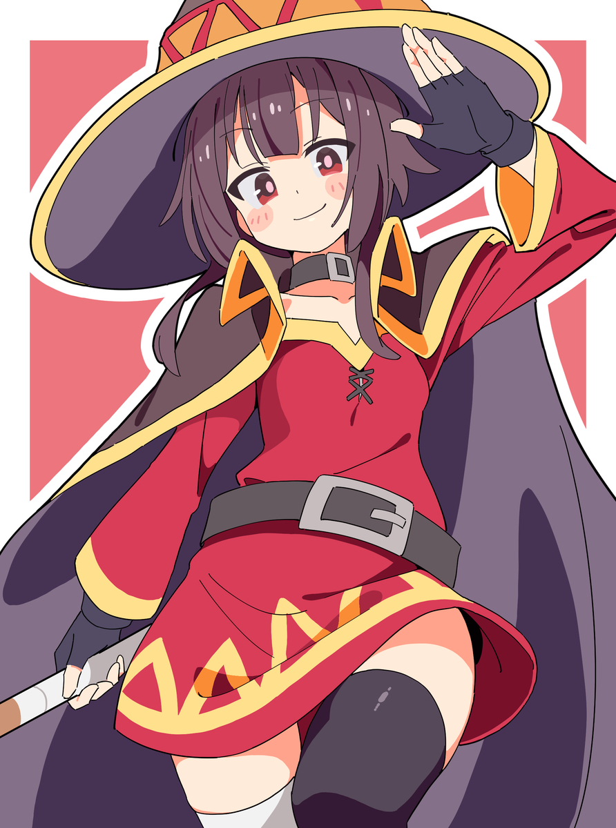 This is a pixiv picture whose title is めぐみん.
