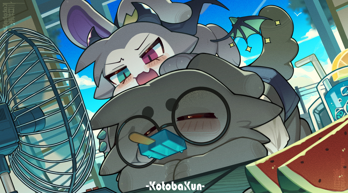This is a pixiv picture whose title is でびるん.