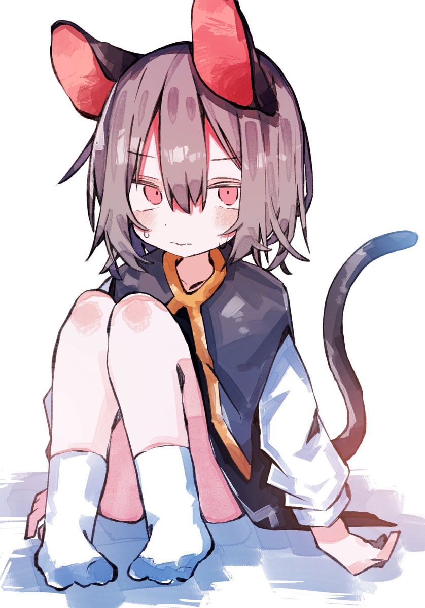 This is a pixiv picture whose title is ナズーリン.
