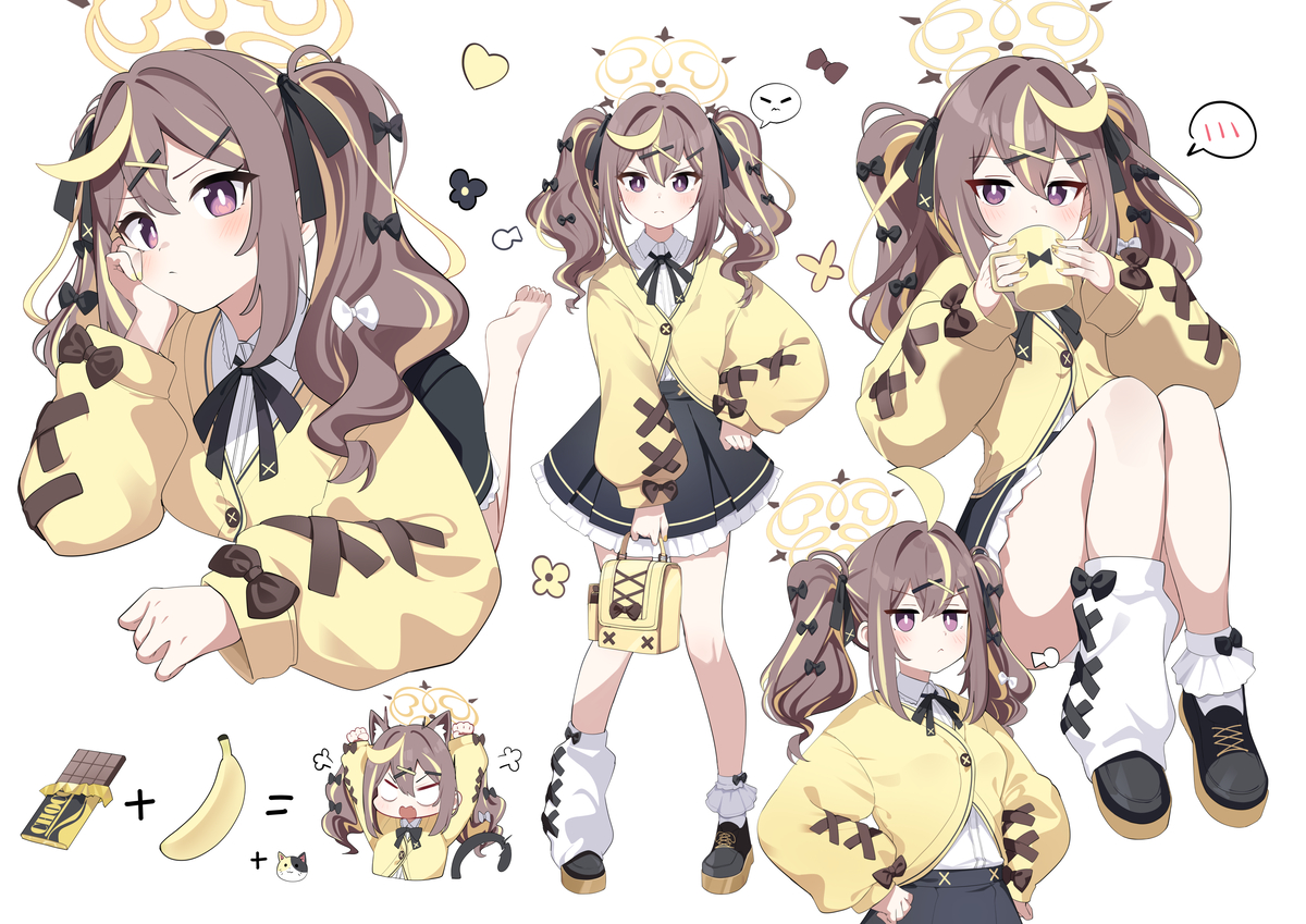 This is a pixiv picture whose title is レナ🍫🍌🐱.