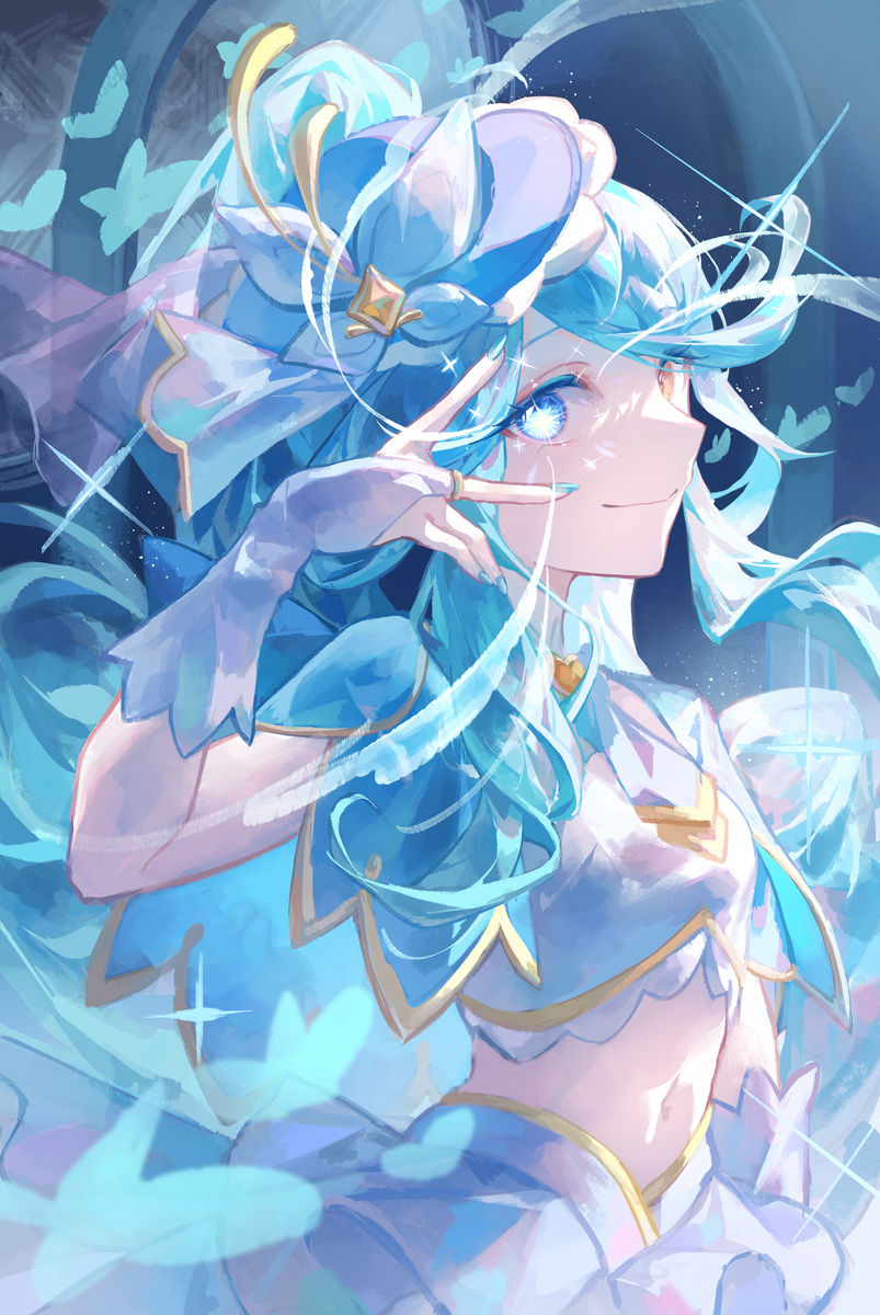 This is a pixiv picture whose title is きらめきタイム✨️🦋.