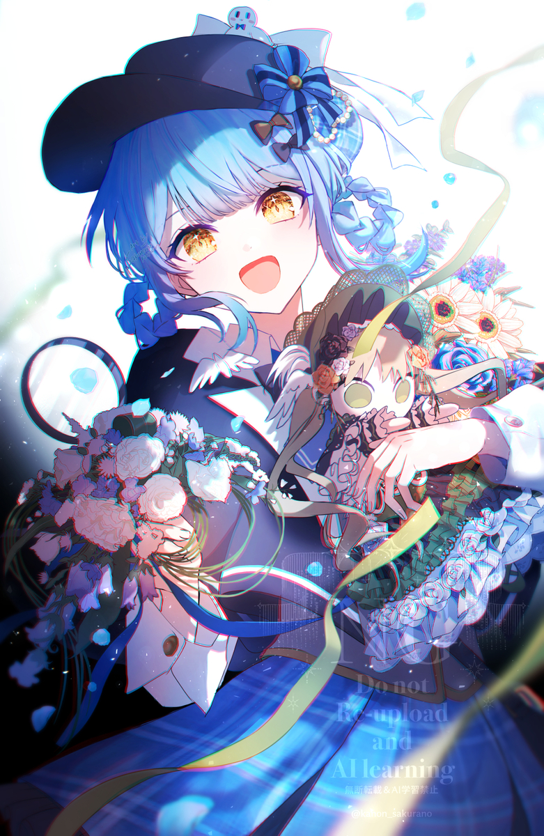 This is a pixiv picture whose title is シェリーお誕生日おめでとう🎉💙.