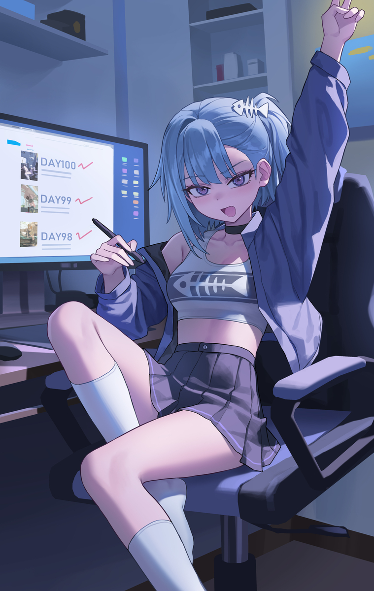This is a pixiv picture whose title is yes！.