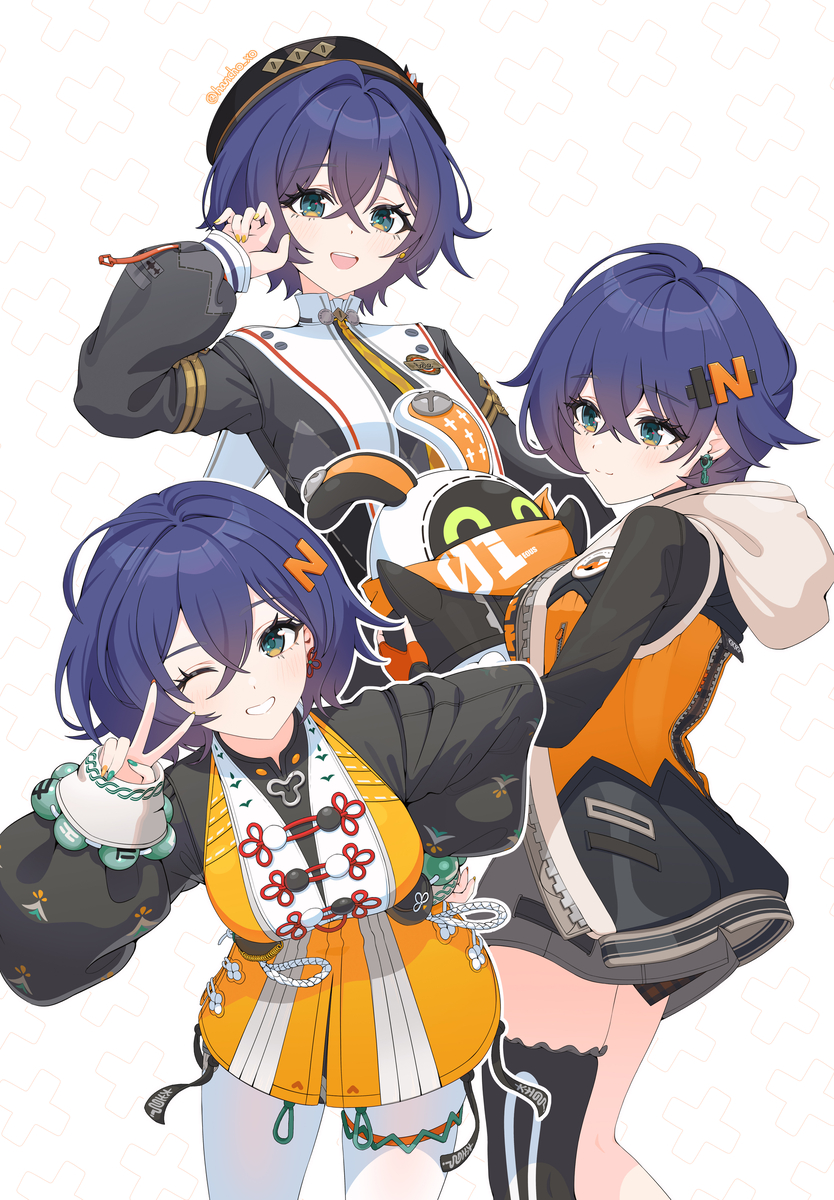 This is a pixiv picture whose title is リン&イアス.