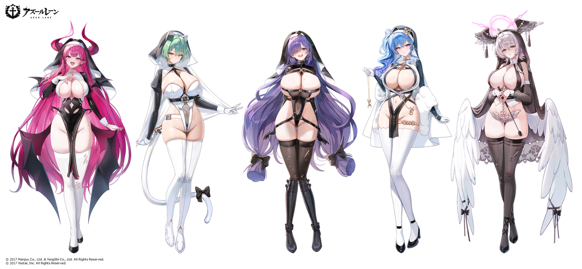 This is a pixiv picture whose title is アズールレーンの商品イラスト.