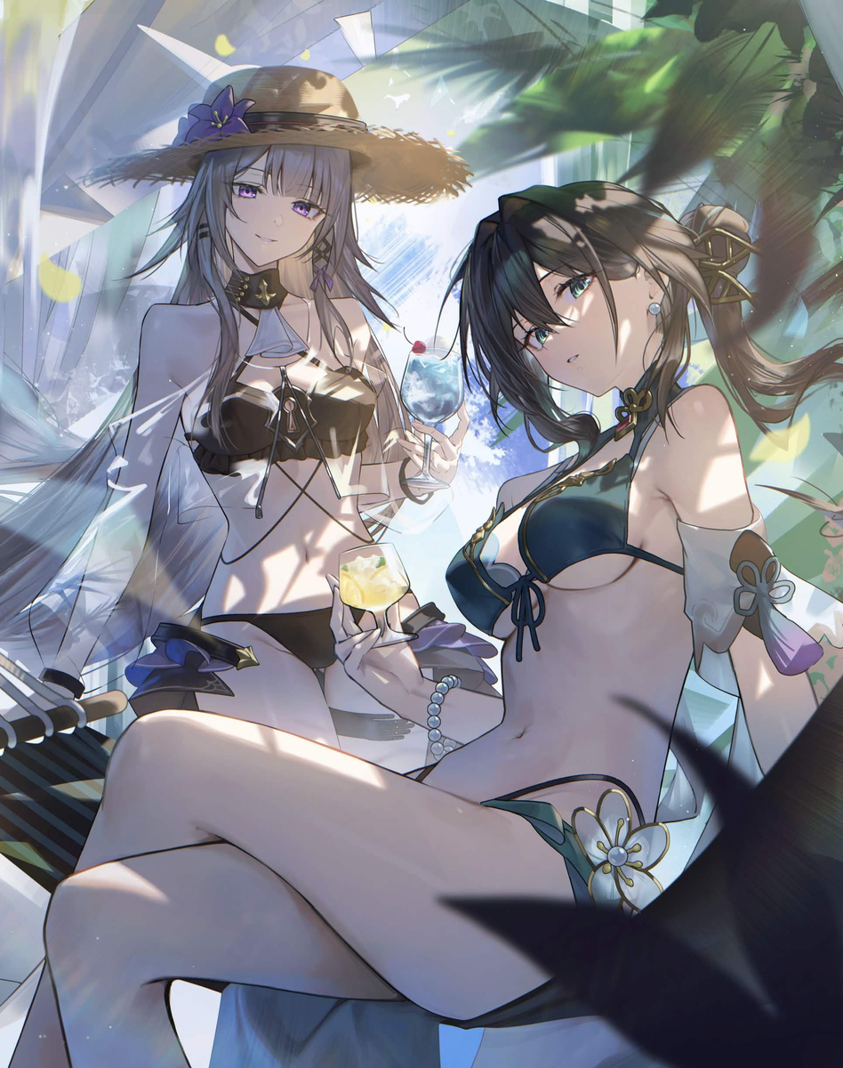 This is a pixiv picture whose title is 天才クラブのバカンス.