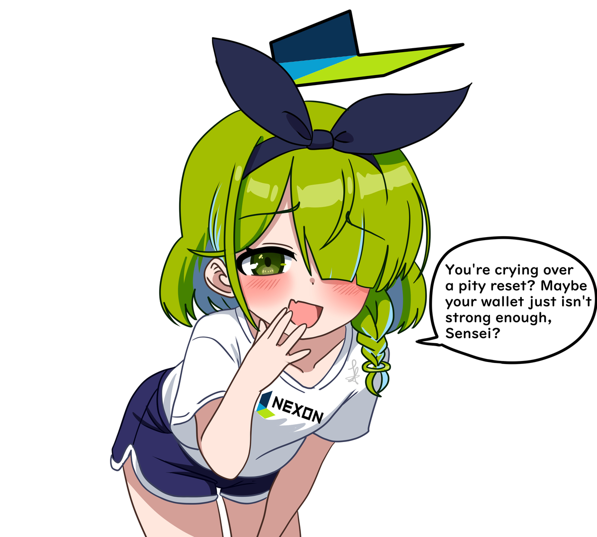 This is a pixiv picture whose title is Nexon-chan.