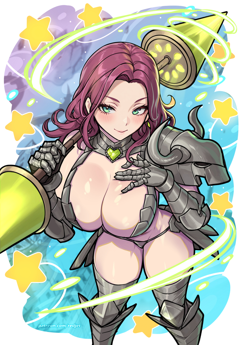 This is a pixiv picture whose title is Ael - OC Rework.