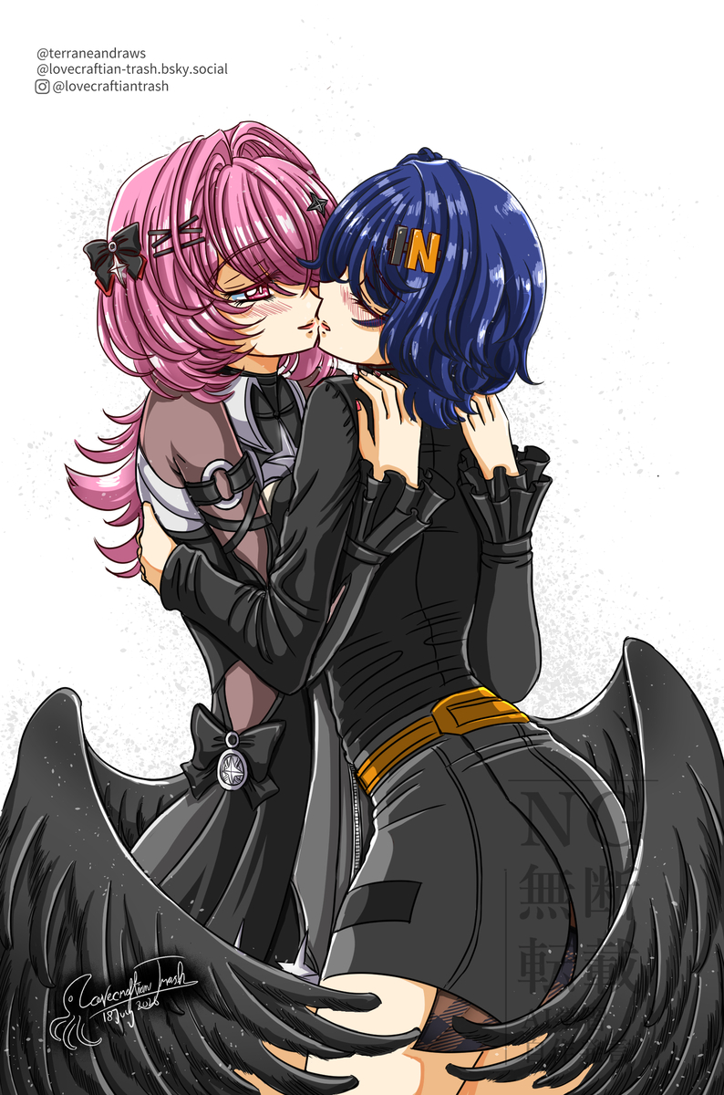 This is a pixiv picture whose title is 我が幼き天使.