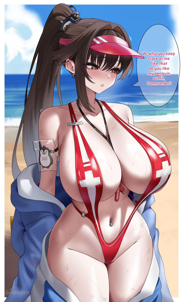 This is a pixiv picture whose title is Marciana fanart 🐧.