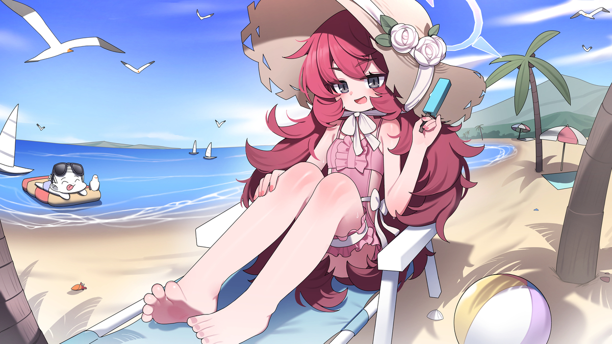 This is a pixiv picture whose title is 水着イロハ.