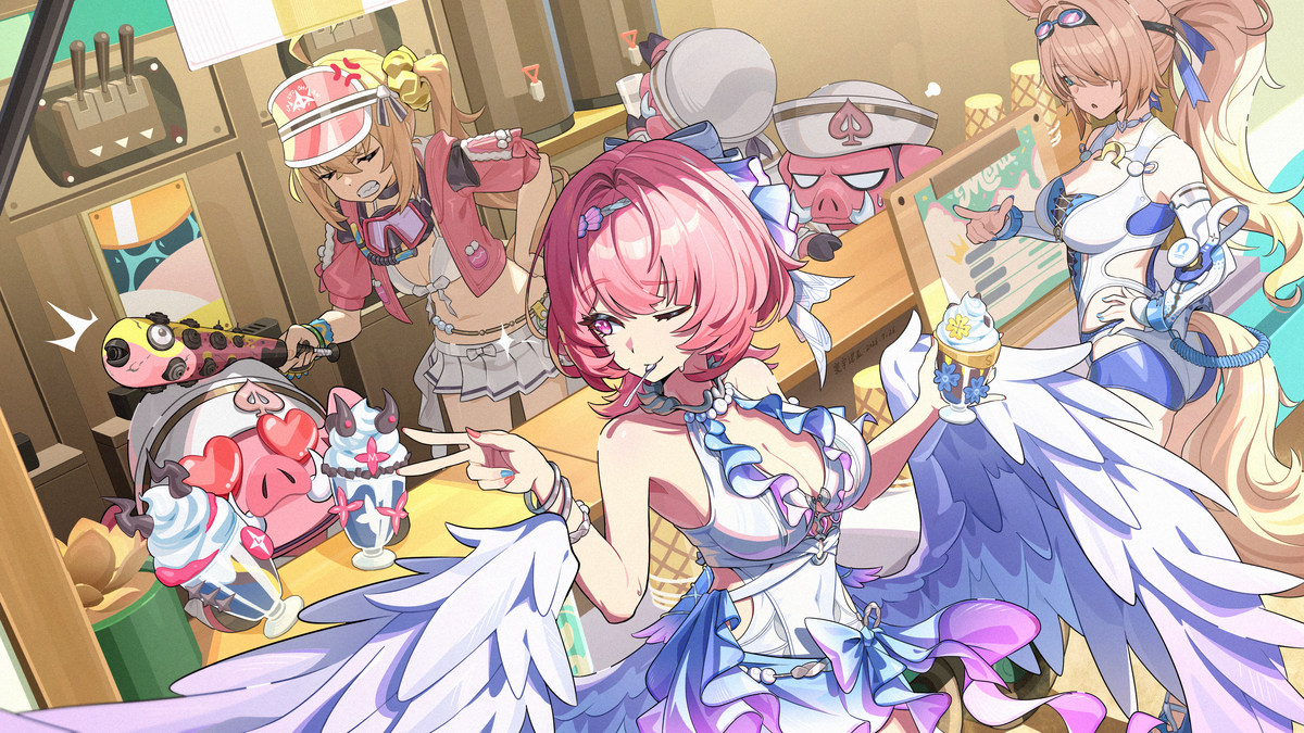 This is a pixiv picture whose title is 夏日冰淇淋.