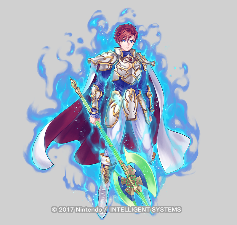 This is a pixiv picture whose title is ファイアーエムブレム ヒーローズ/ 系譜の紋章士 リーフ.