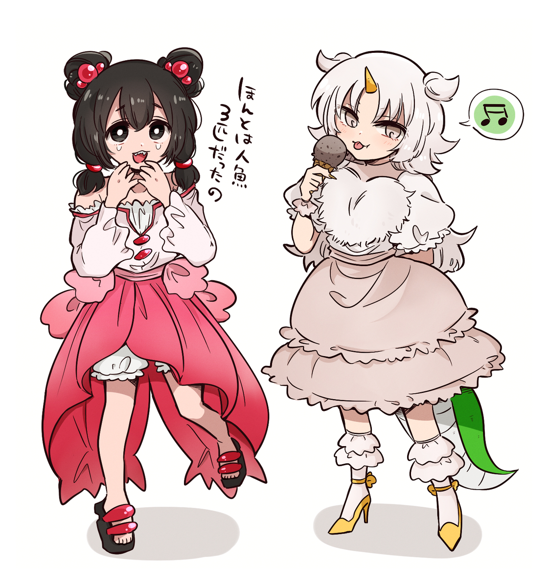 This is a pixiv picture whose title is ※擬人化※.