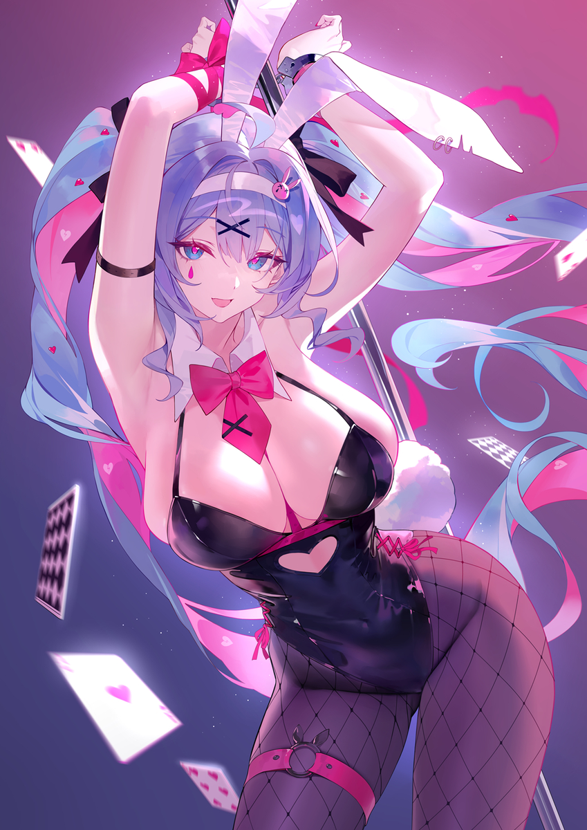 This is a pixiv picture whose title is ラビットホール.