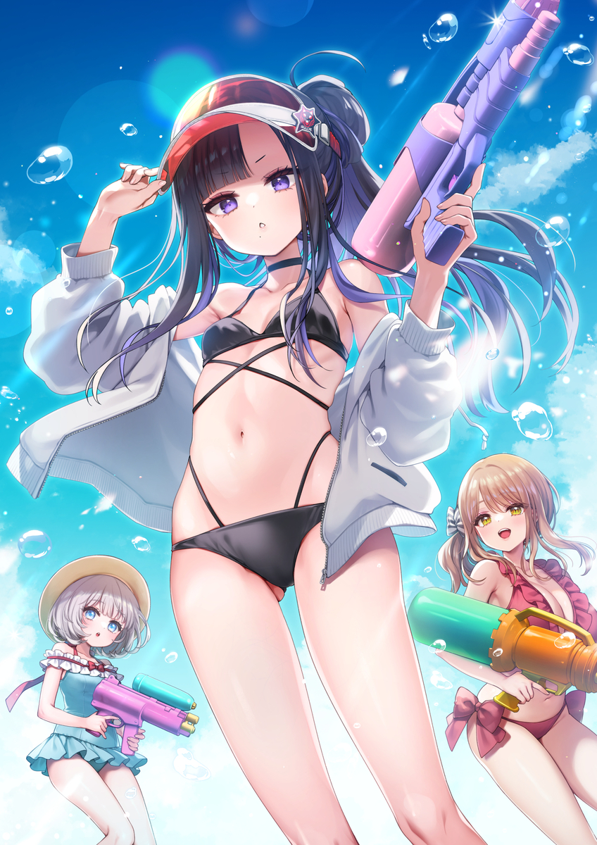 This is a pixiv picture whose title is アブソルート・めっちゃサマー2026.