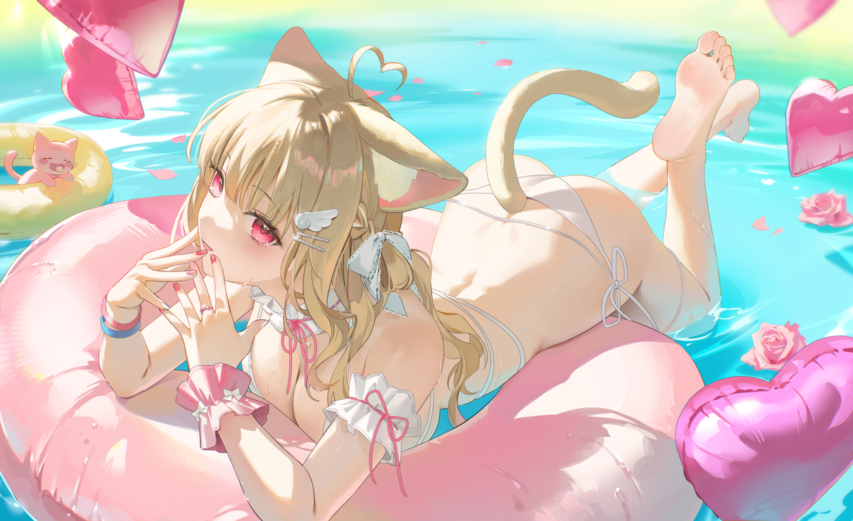 This is a pixiv picture whose title is [Request] 猫羽かりん.