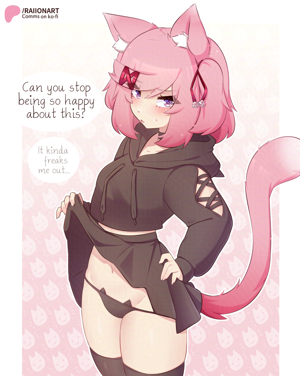 This is a pixiv picture whose title is ニャツキ.