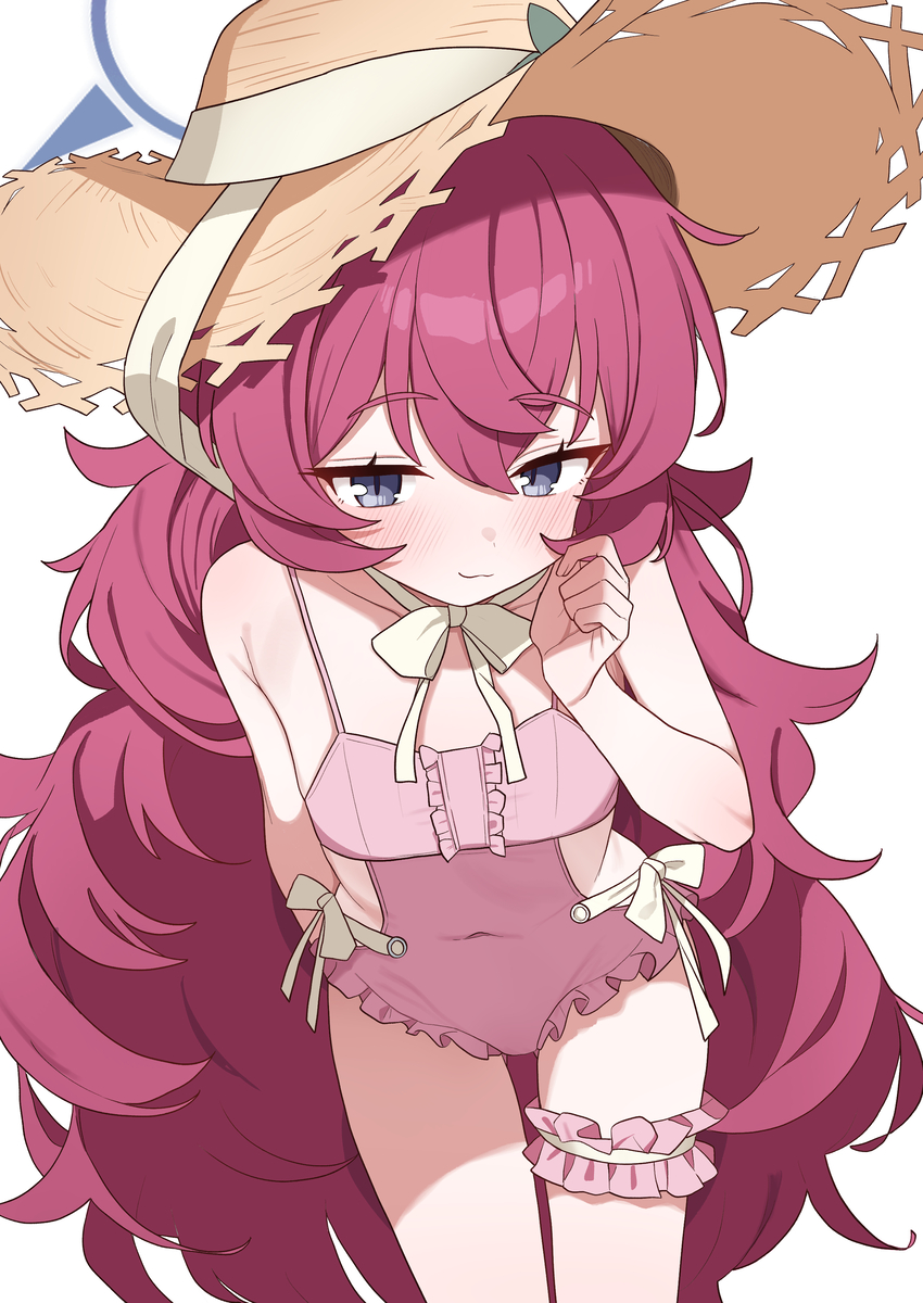 This is a pixiv picture whose title is 棗イロハ(水着).
