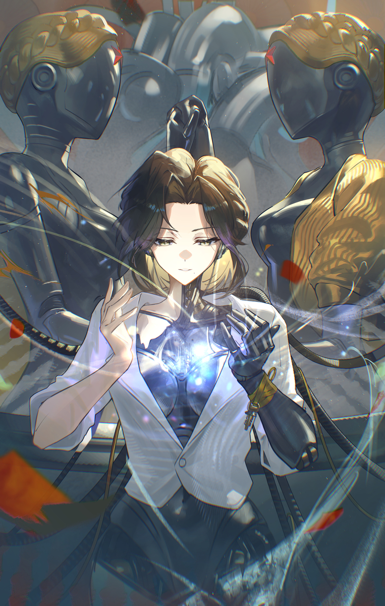 This is a pixiv picture whose title is ルーシー×双子.