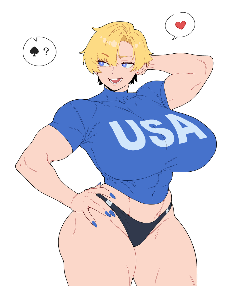 This is a pixiv picture whose title is 阿美莉卡（2p.