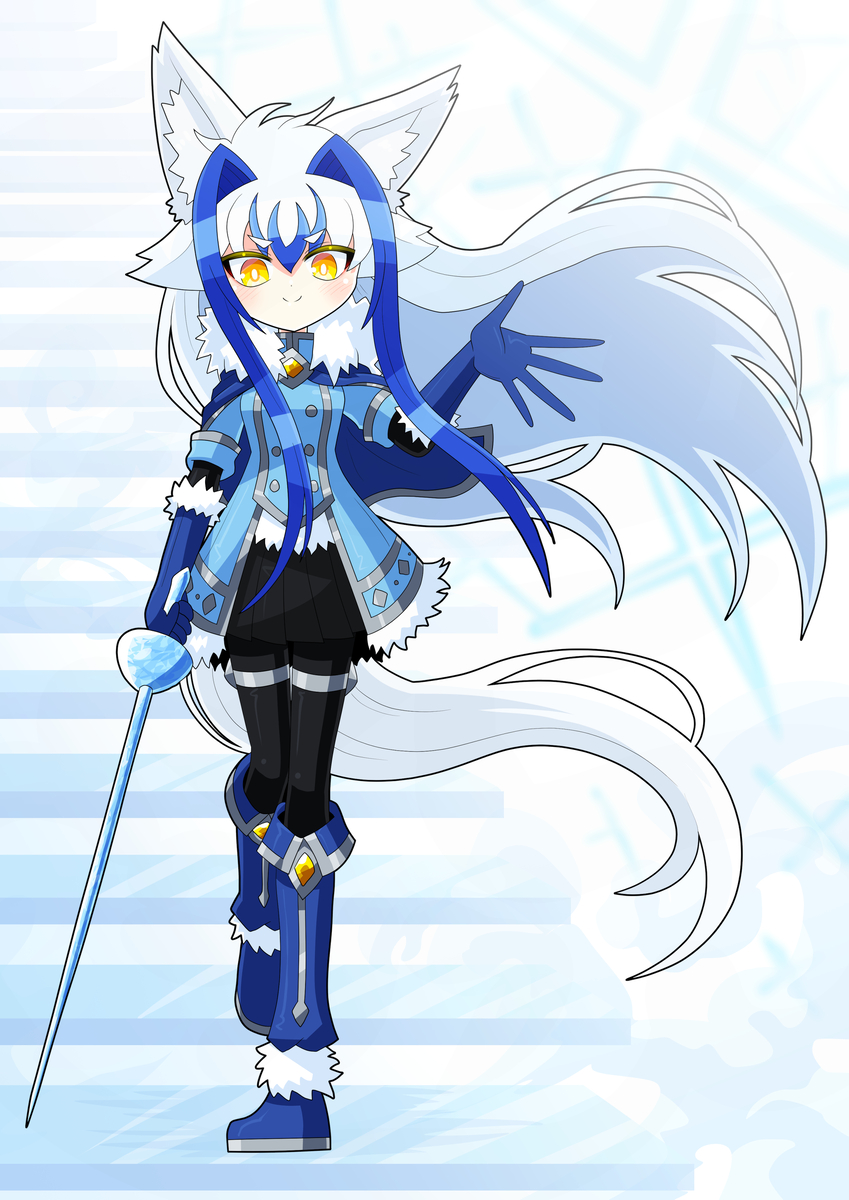 This is a pixiv picture whose title is 髪ロングレイシア.