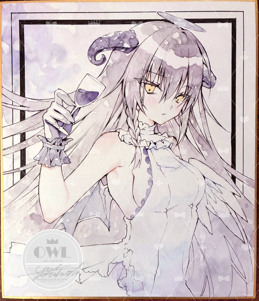 This is a pixiv picture whose title is アナログ絵.
