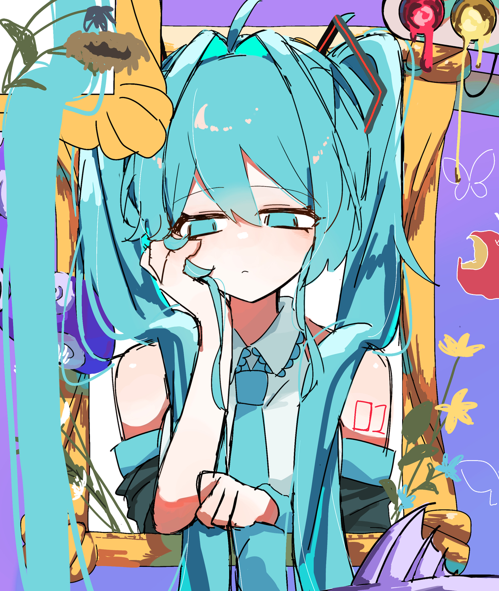This is a pixiv picture whose title is 1000年生きてる.