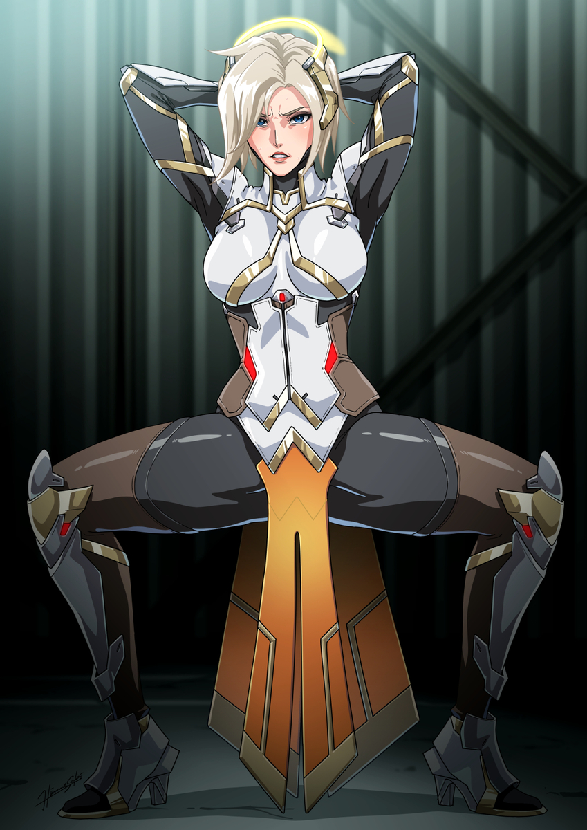 This is a pixiv picture whose title is マーシー.