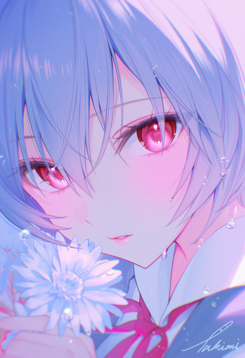 This is a pixiv picture whose title is 綾波レイの香り.