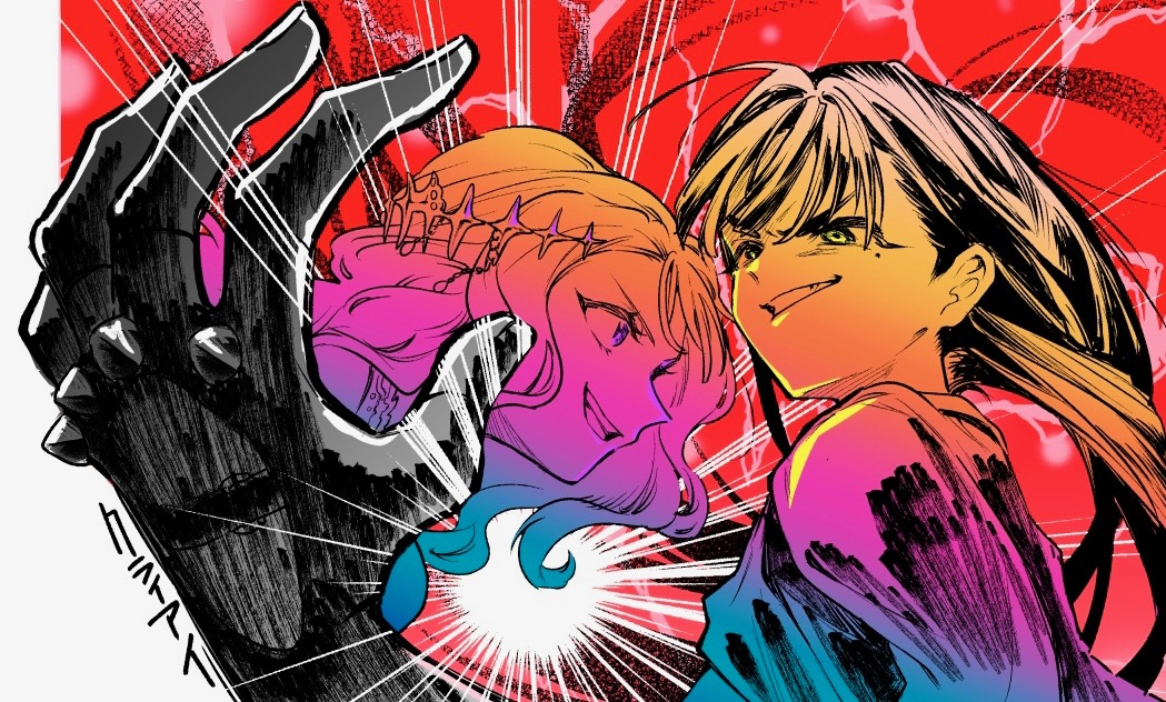 This is a pixiv picture whose title is 喰らい合い.
