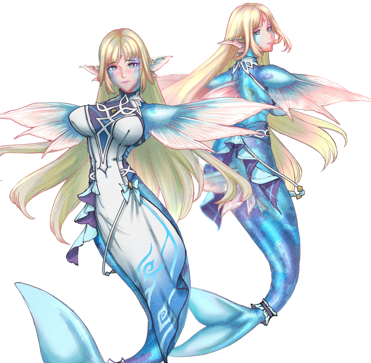 This is a pixiv picture whose title is [comm] Nicole Fish.
