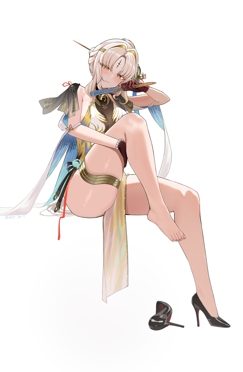 This is a pixiv picture whose title is 穗穗（照片练习）.