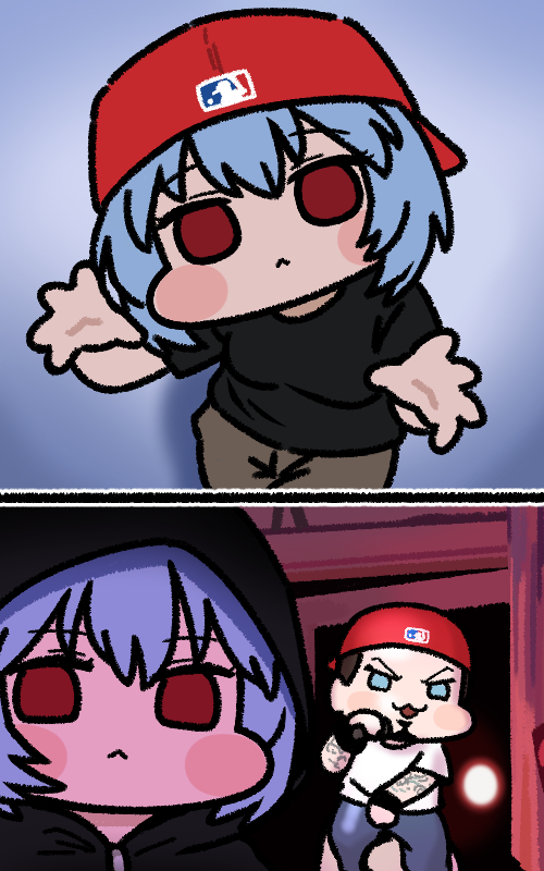 This is a pixiv picture whose title is 綾波レイ.