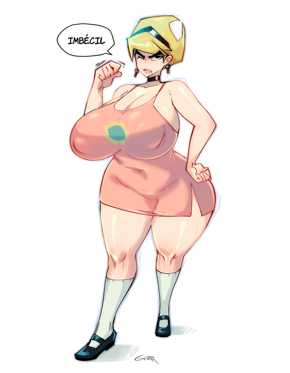 This is a pixiv picture whose title is Thicc Mandy.