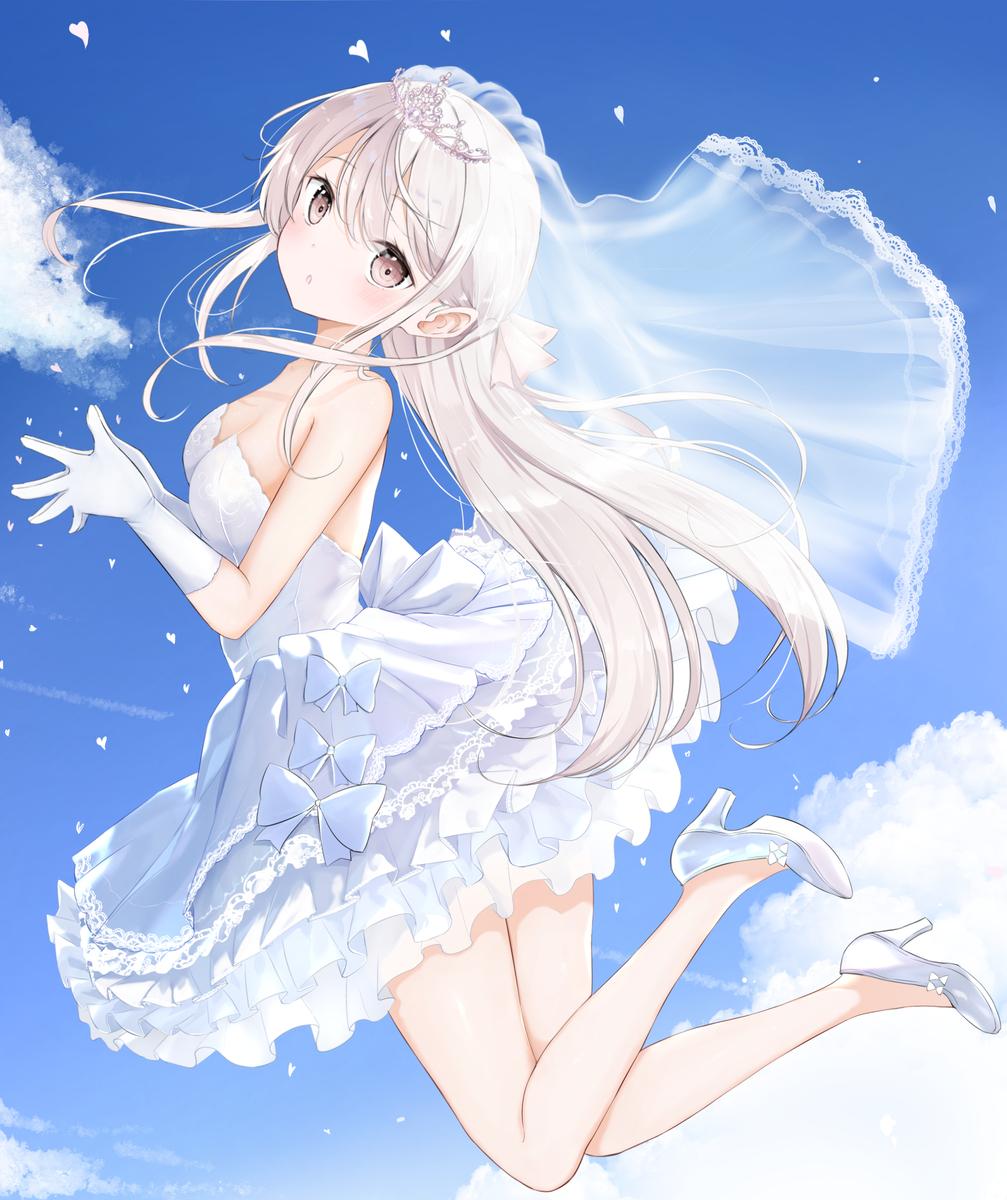 This is a pixiv picture whose title is ウェディング妹ちゃん🌟.
