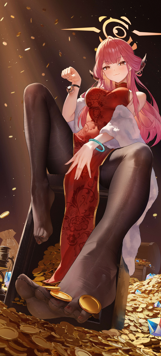 This is a pixiv picture whose title is 假如爱露实现了财富自由。。。.