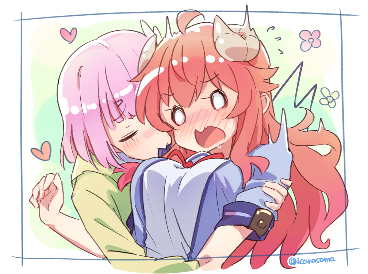 This is a pixiv picture whose title is 暴走桃シャミ.
