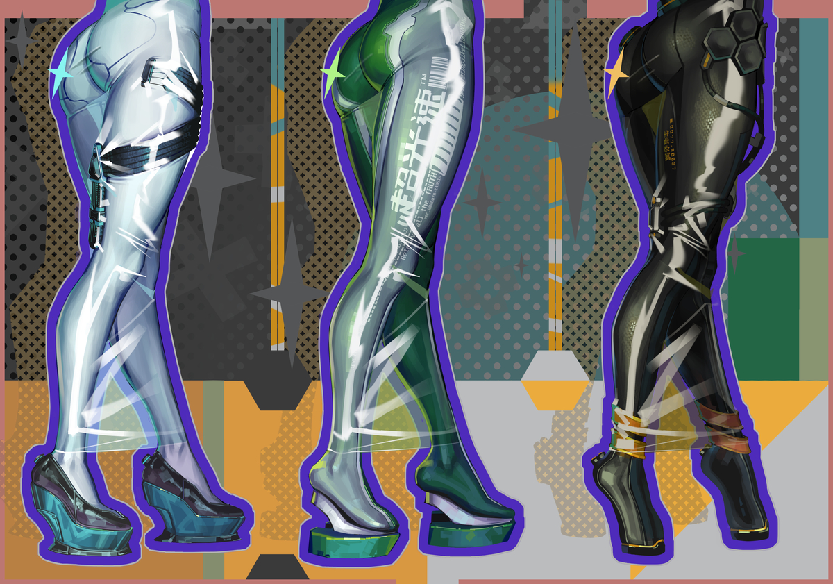 This is a pixiv picture whose title is Stellar Blade First Step.
