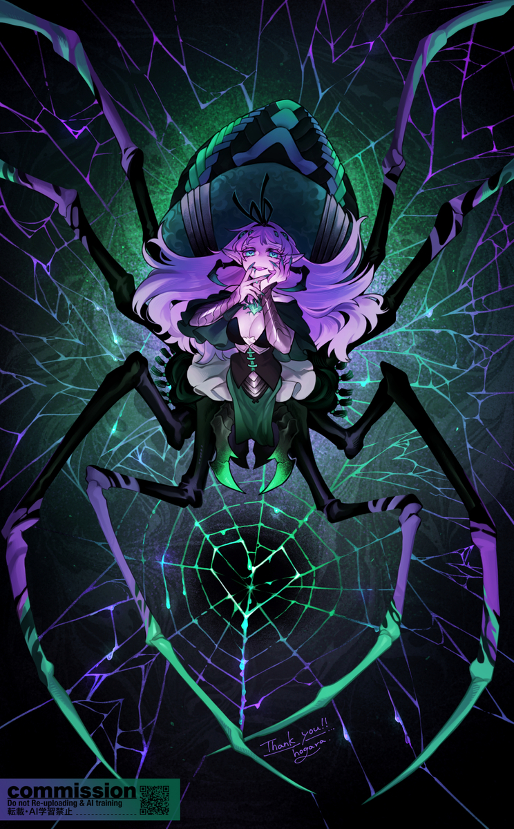 This is a pixiv picture whose title is Client OC - Arachne ver.
